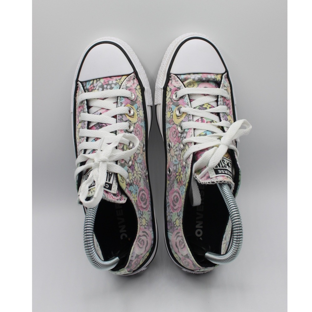 Converse Chuck Taylor All Star Low Top Floral Multi Color Womens 8 Mens 6 - Picture 5 of 7